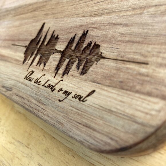Bless The Lord, O My Soul Soundwave Cutting Board - Picture 4 of 6